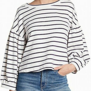 Ten Sixty Sherman | Striped Boatneck Sweatshirt